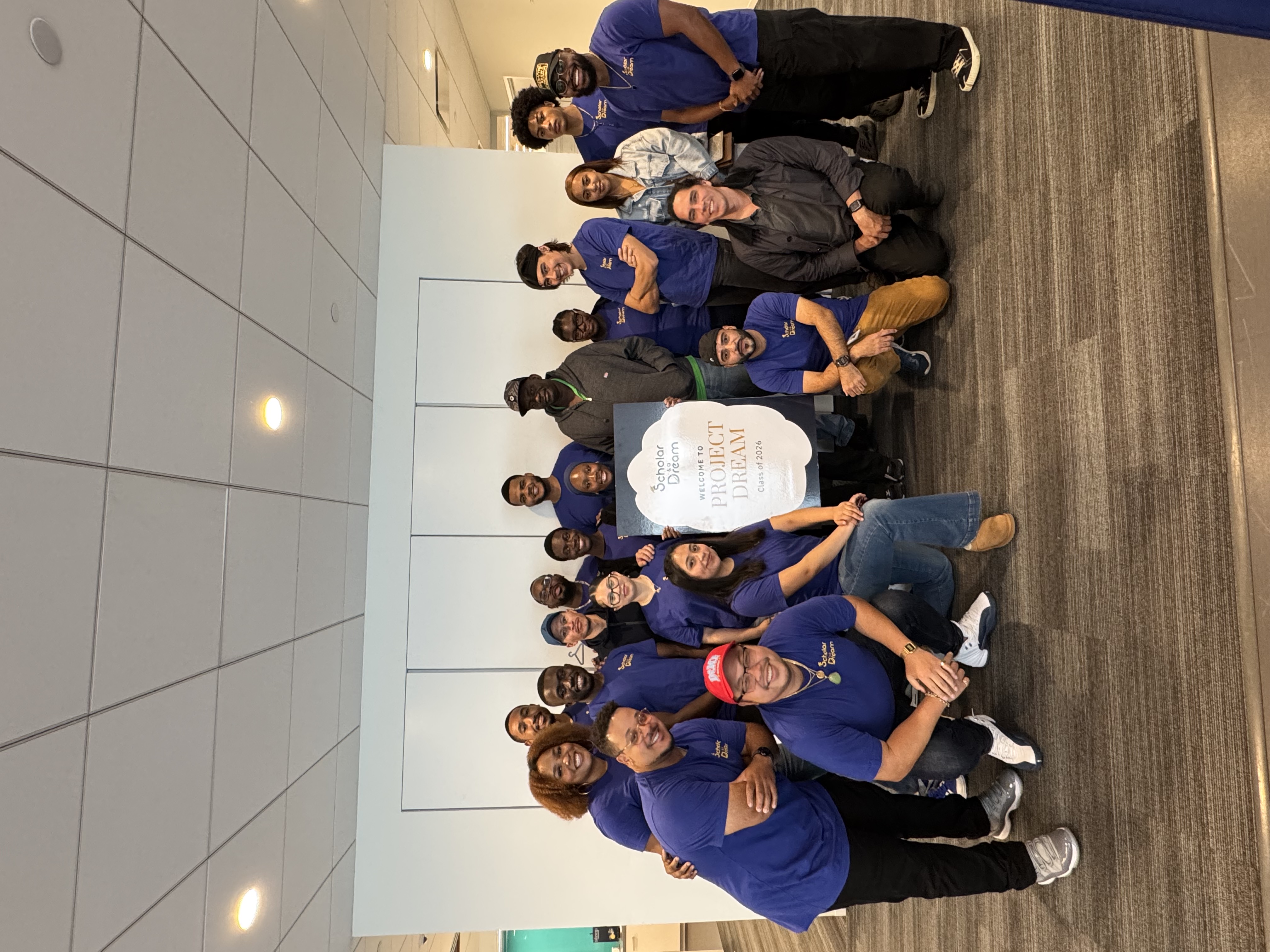 Scholars working together